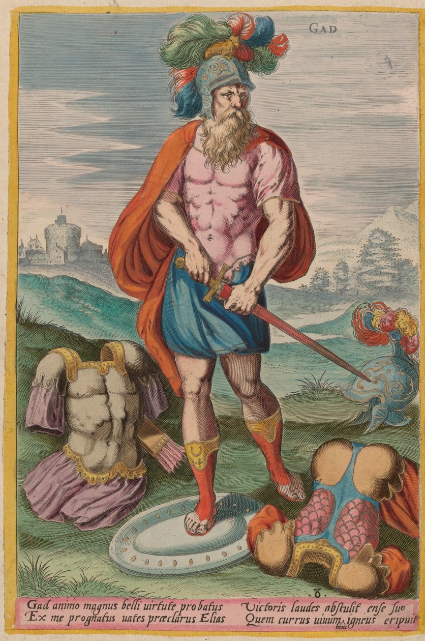 Gad by Jan Sadeler I after Crispen van den Broecke