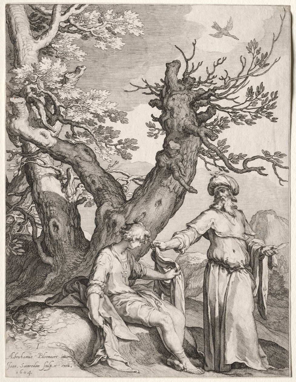 Ahiya ve Yeroboam, 1604. by Jan Saenredam