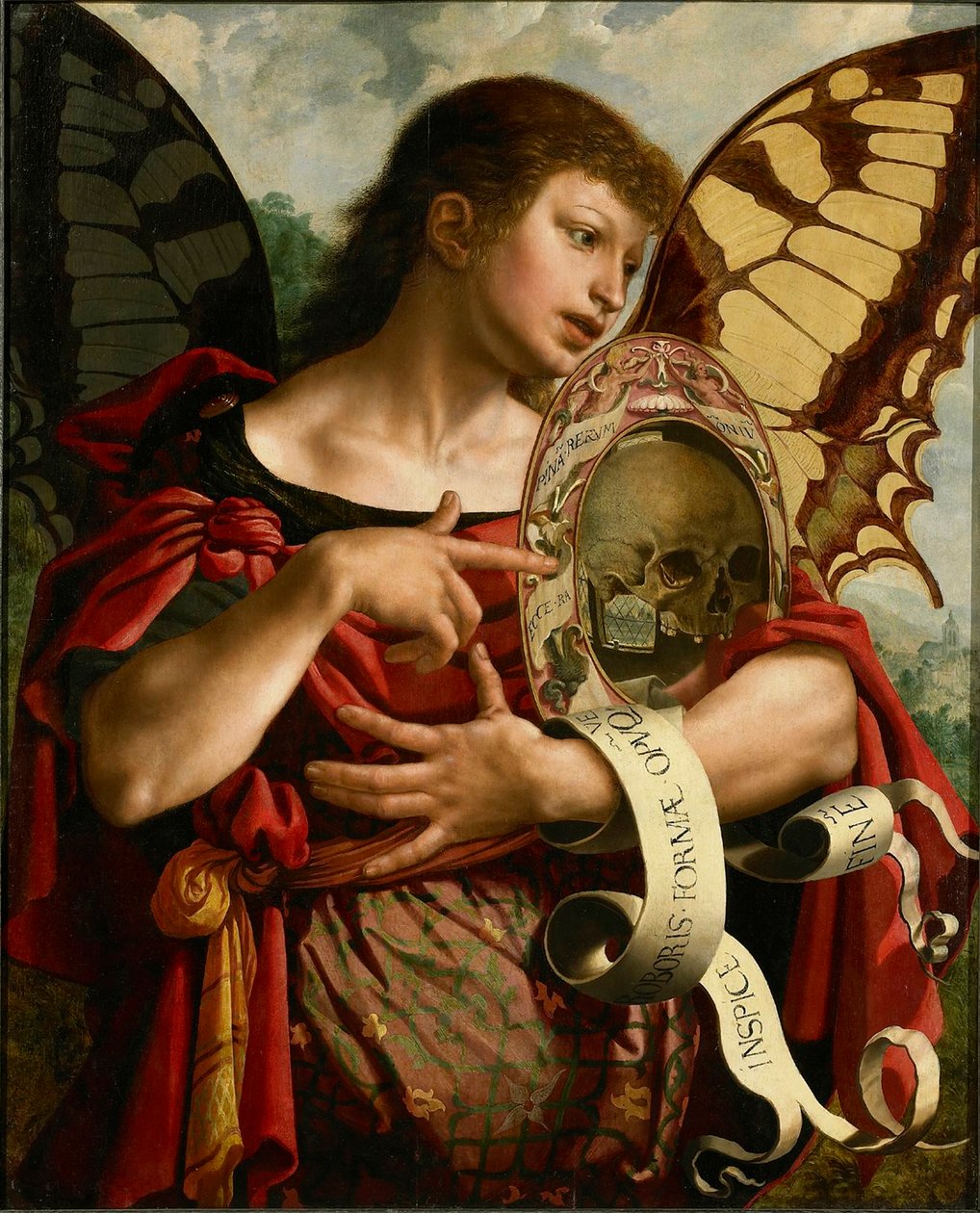 Vanitas Vanity, Bayan 1535-1540. by Jan Sanders Hemessen van