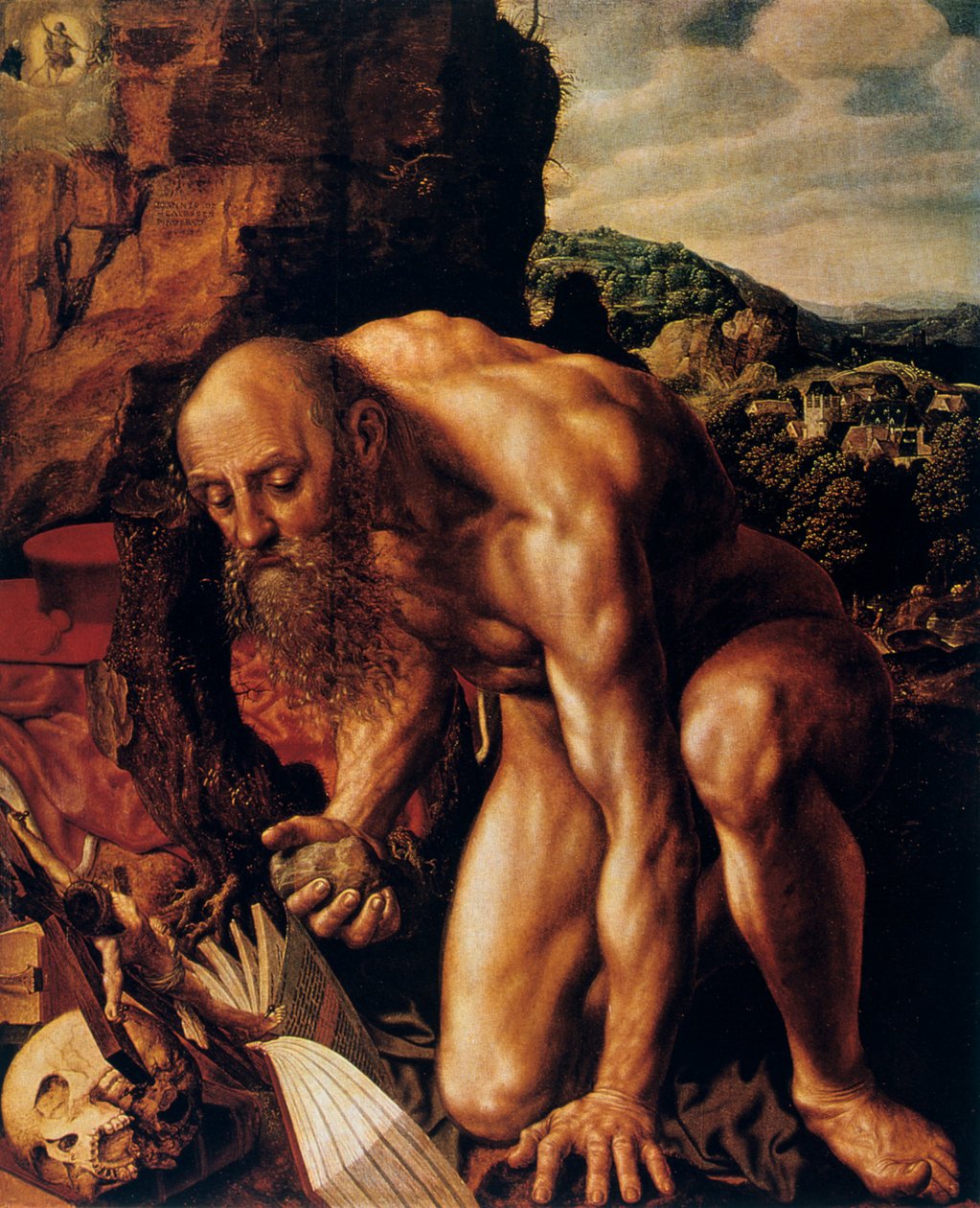 Aziz Jerome, 1543. by Jan Sanders van Hemessen