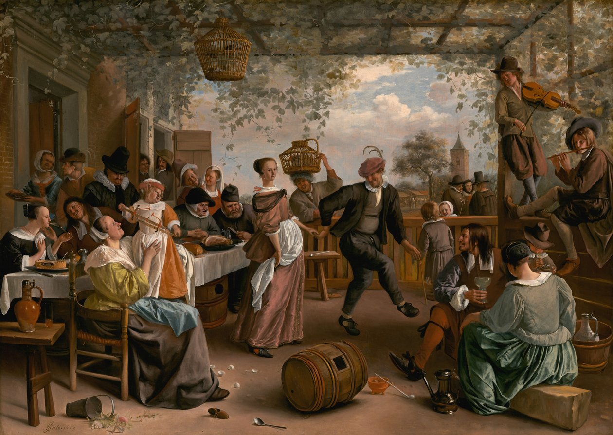 Dans Eden Çift by Jan Steen