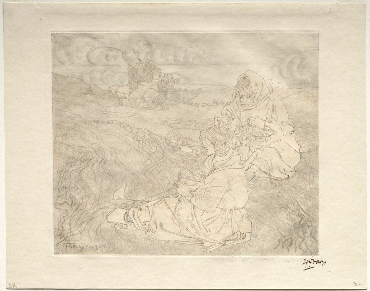 Net Menders, 1899. by Jan Toorop
