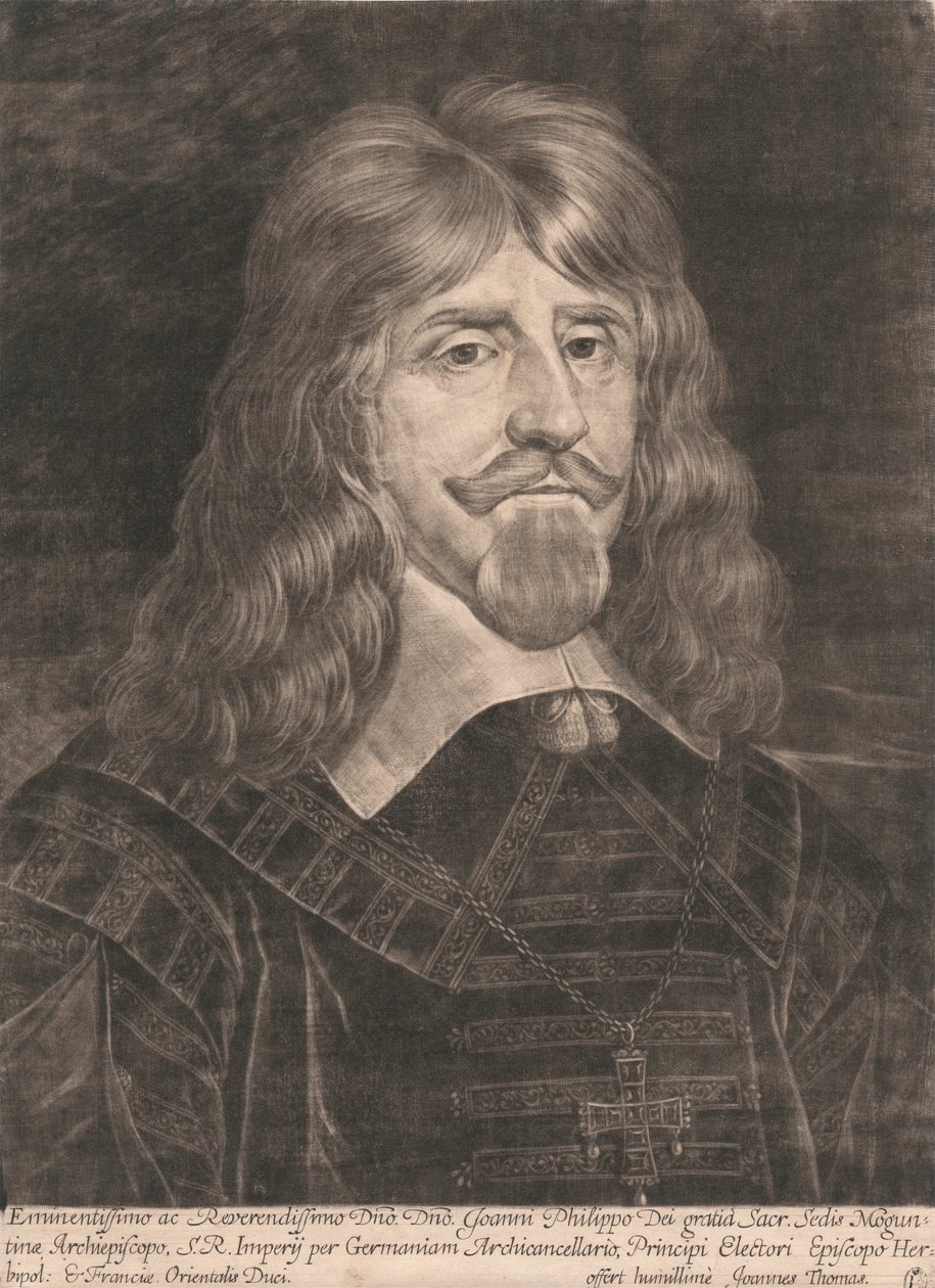 Johannes Philipp von Schönborn by Jan Thomas of Ypres