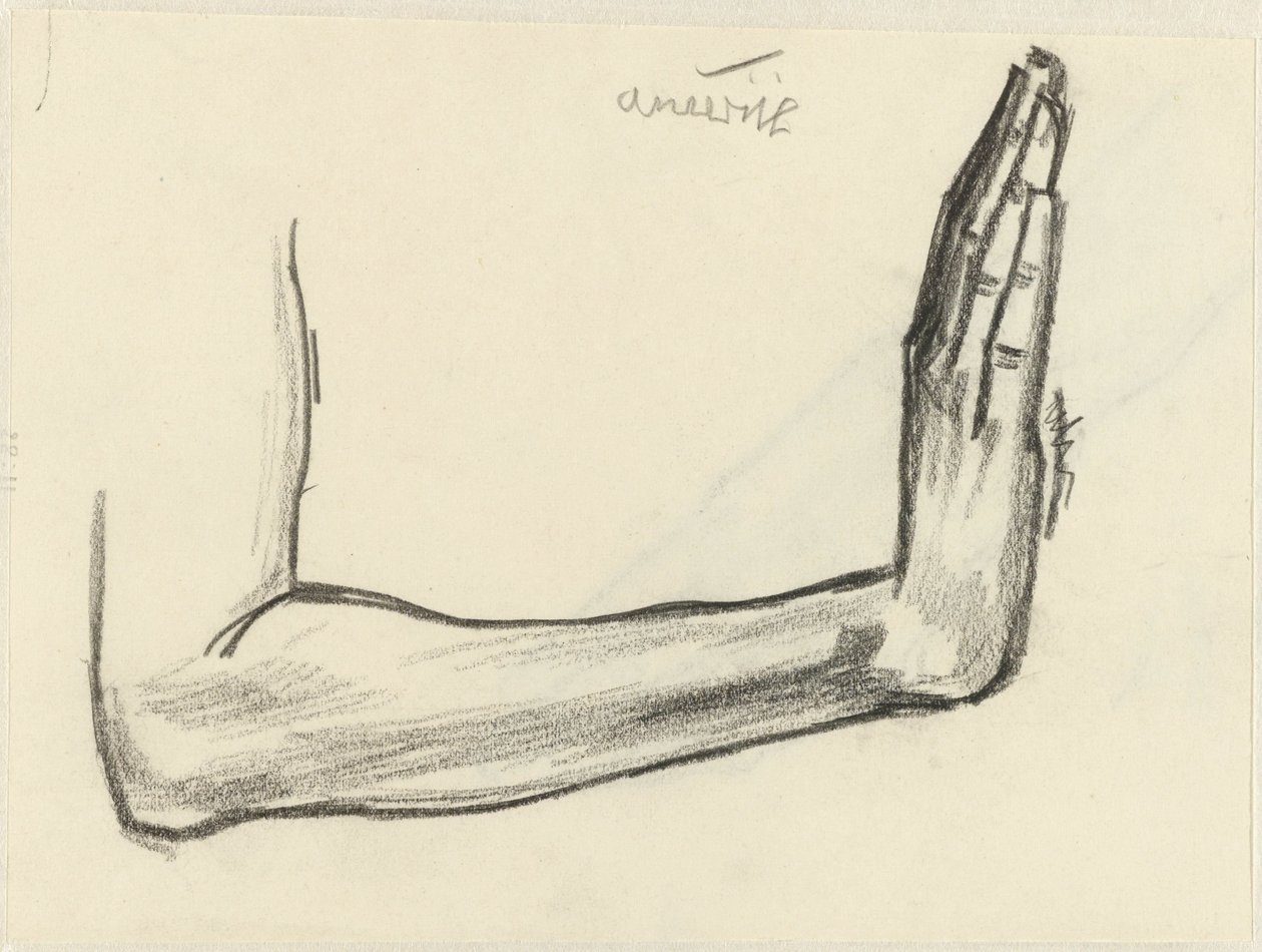 Bir önkol çalışması by Jan Toorop