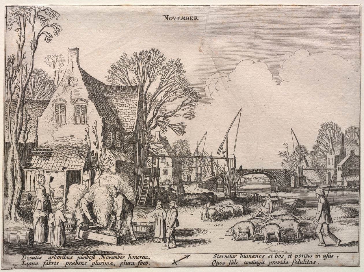 On İki Ay: Kasım. by Jan Van de Velde