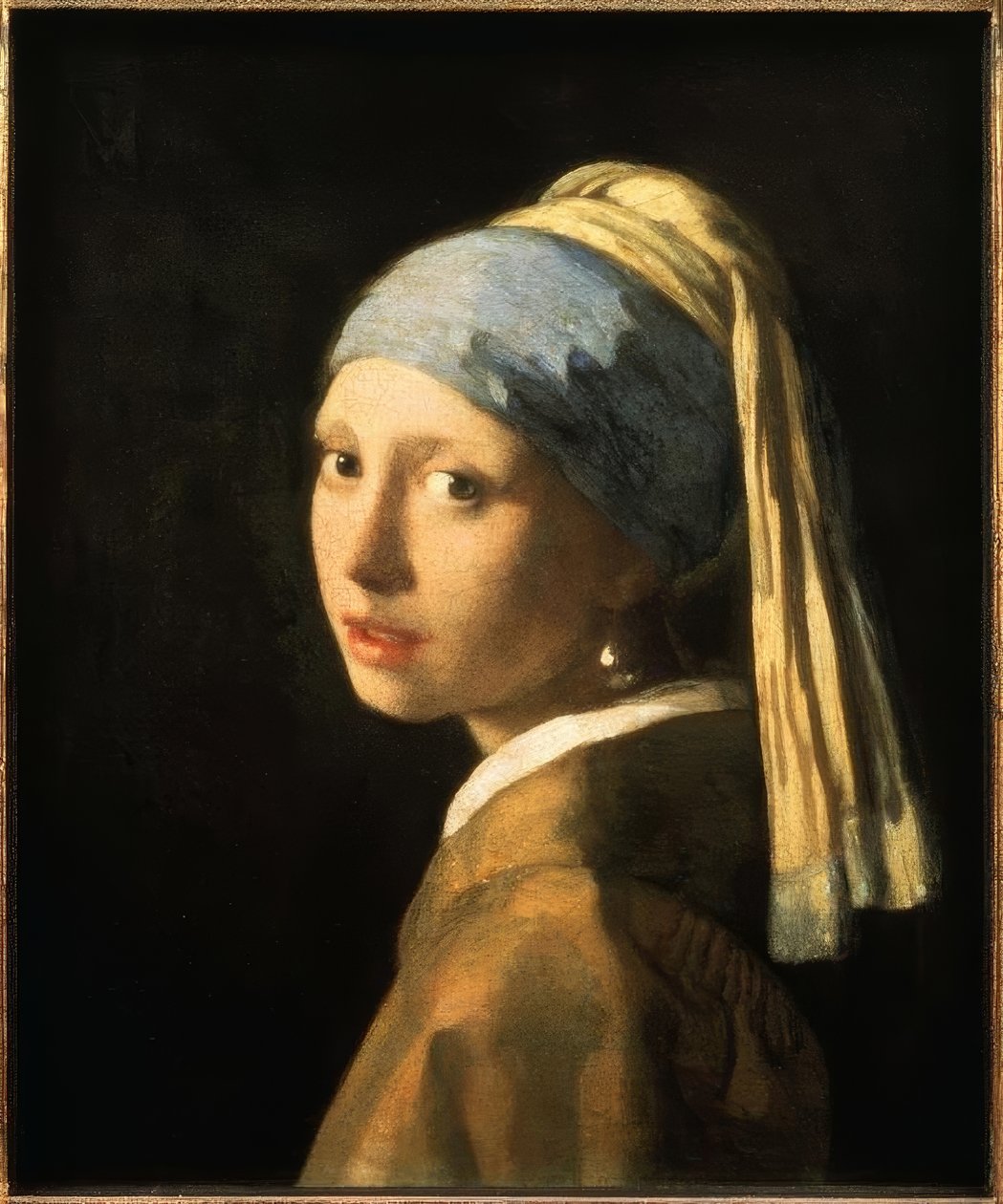 İnci olan kız by Jan Vermeer van Delft