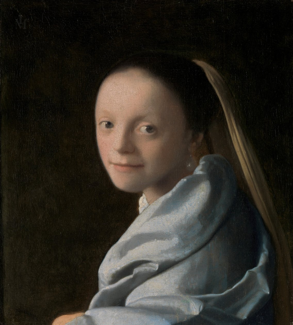 Genç Bir Kadının Çalışması, ca. 1665-67. by Jan Vermeer van Delft