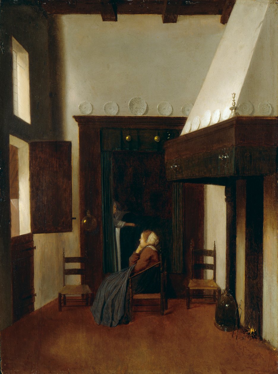 Küçük Hemşire, c1654-1670 by Johannes Vermeer