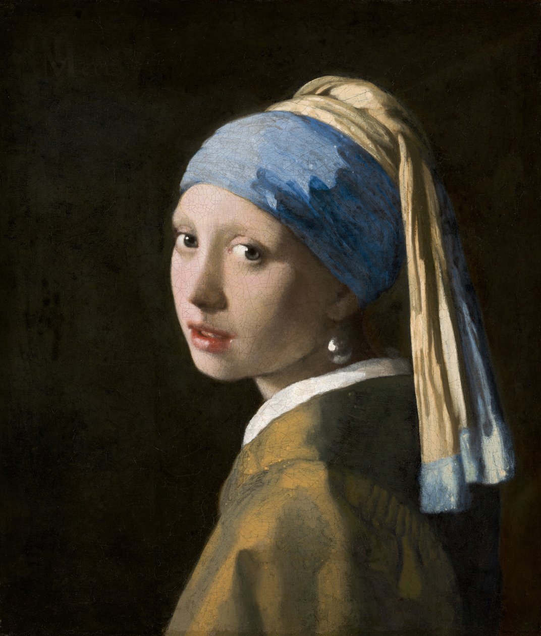 inci küpeli kız by Jan Vermeer van Delft