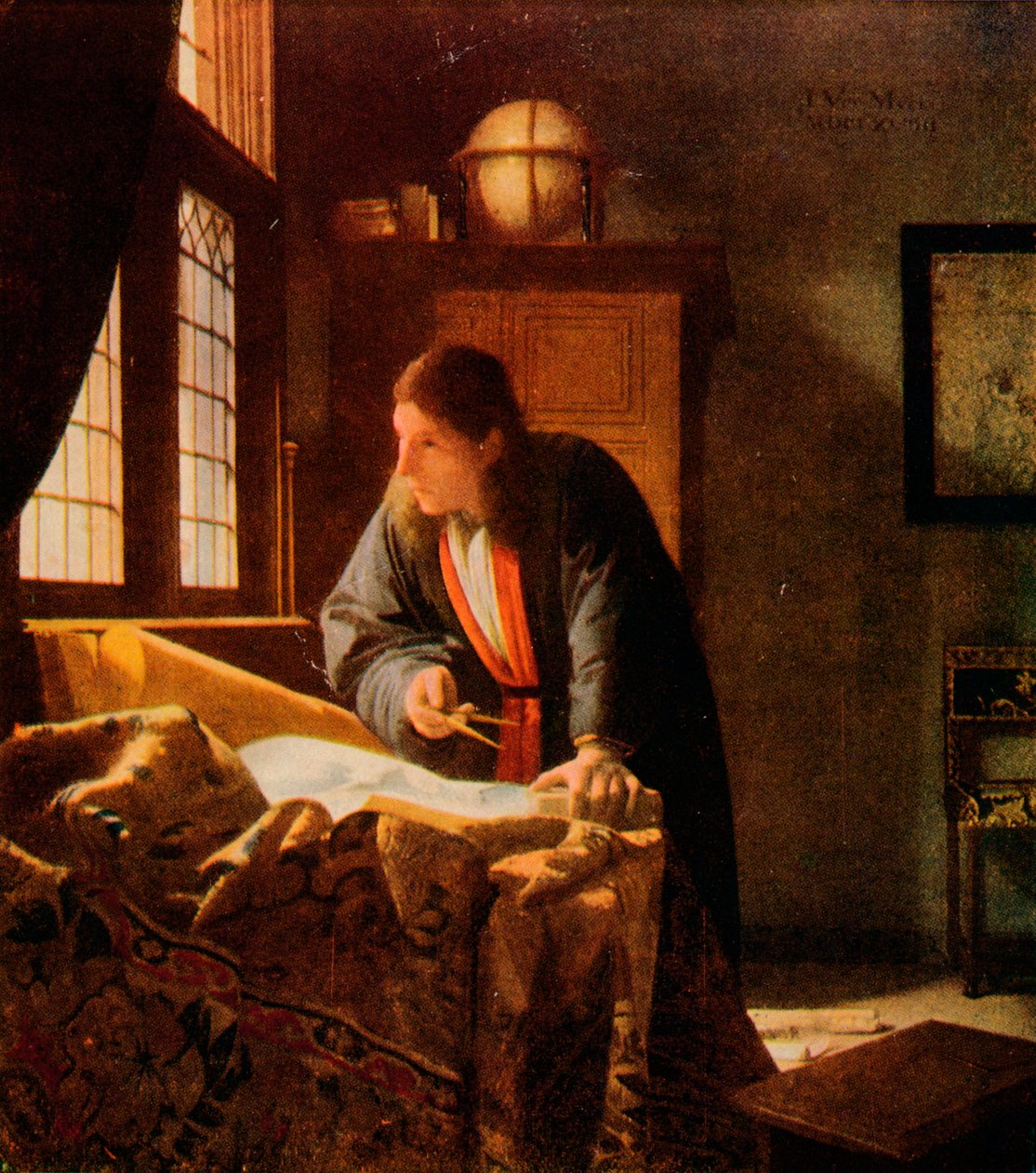 Coğrafyacı, 1669, 1911 by Jan Vermeer van Delft