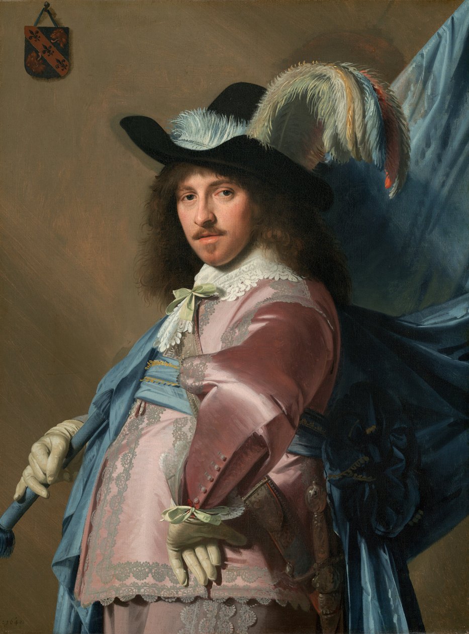 Standart Taşıyıcı Olarak Andries Stilte, 1640. by Jan Verspronck