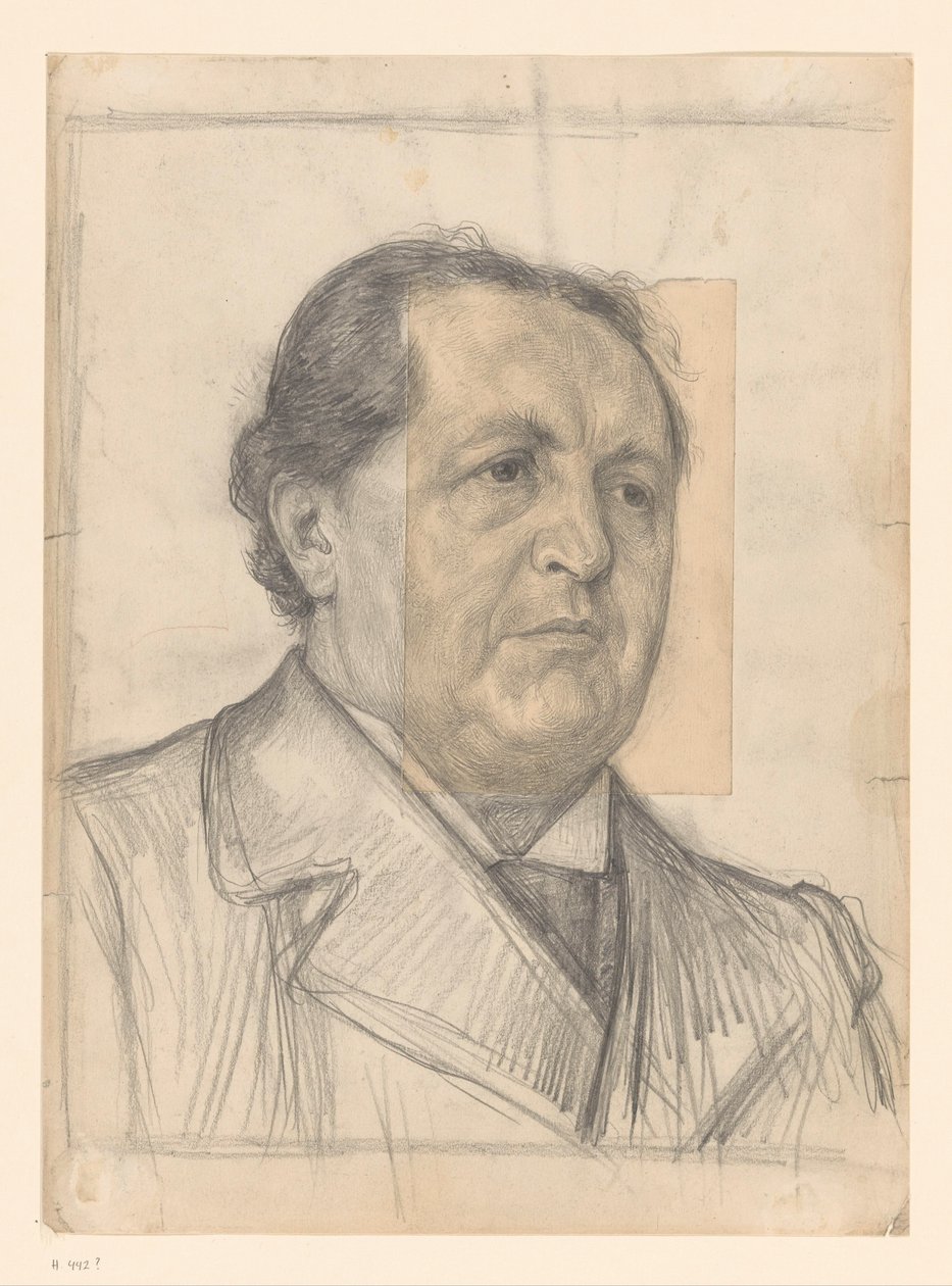 Portret van dr. İbrahim Kuyper by Jan Veth