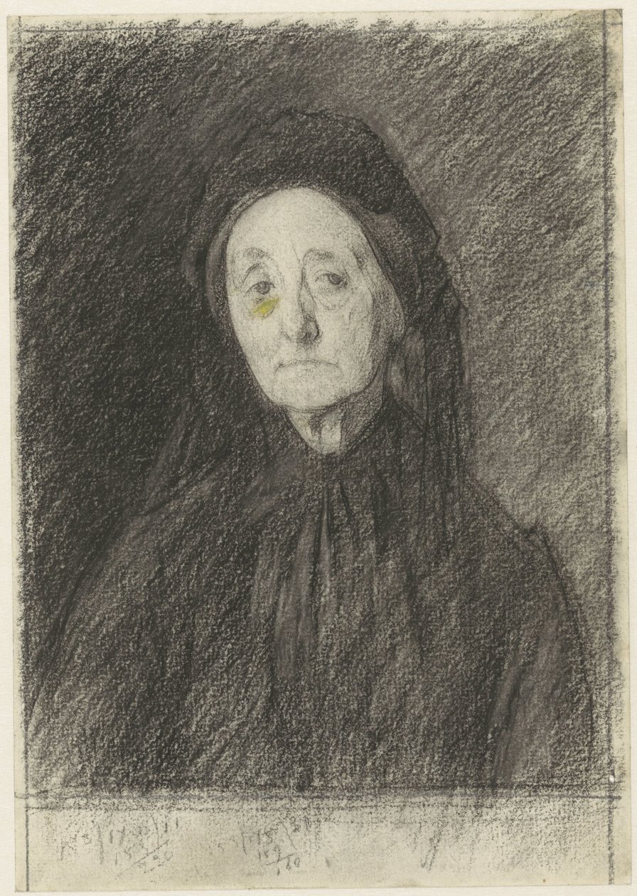 Bayan JH Giltay-Moll'un Portresi by Jan Veth