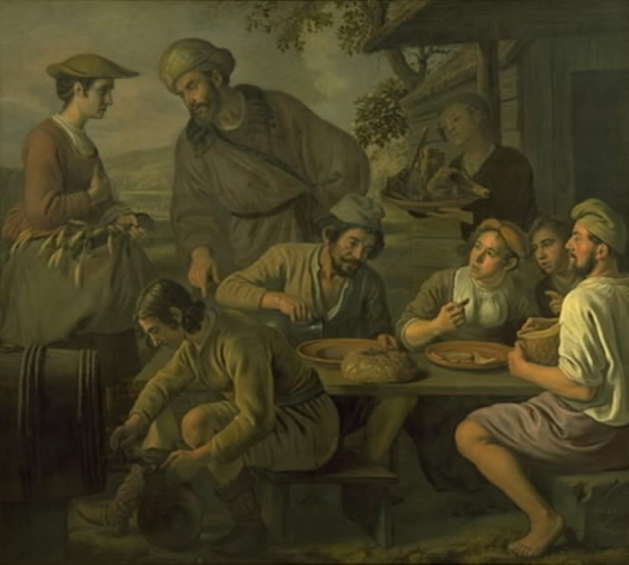 Boaz ve Rut by Jan Victors