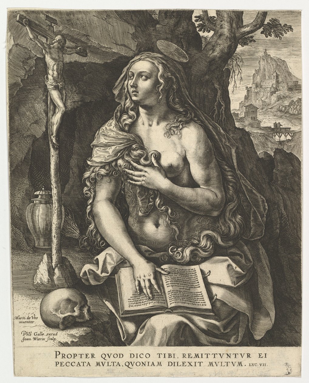 Mary Magdalen.n.d. by Jan Wierix