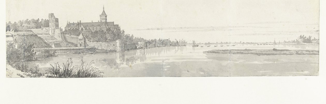Nijmegen ve Waal manzarası by Jan de Beijer