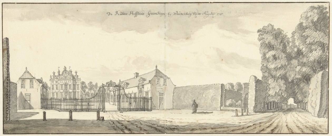 Woudenberg yakınlarındaki Ridderhofstad Geerestein by Jan de Beijer