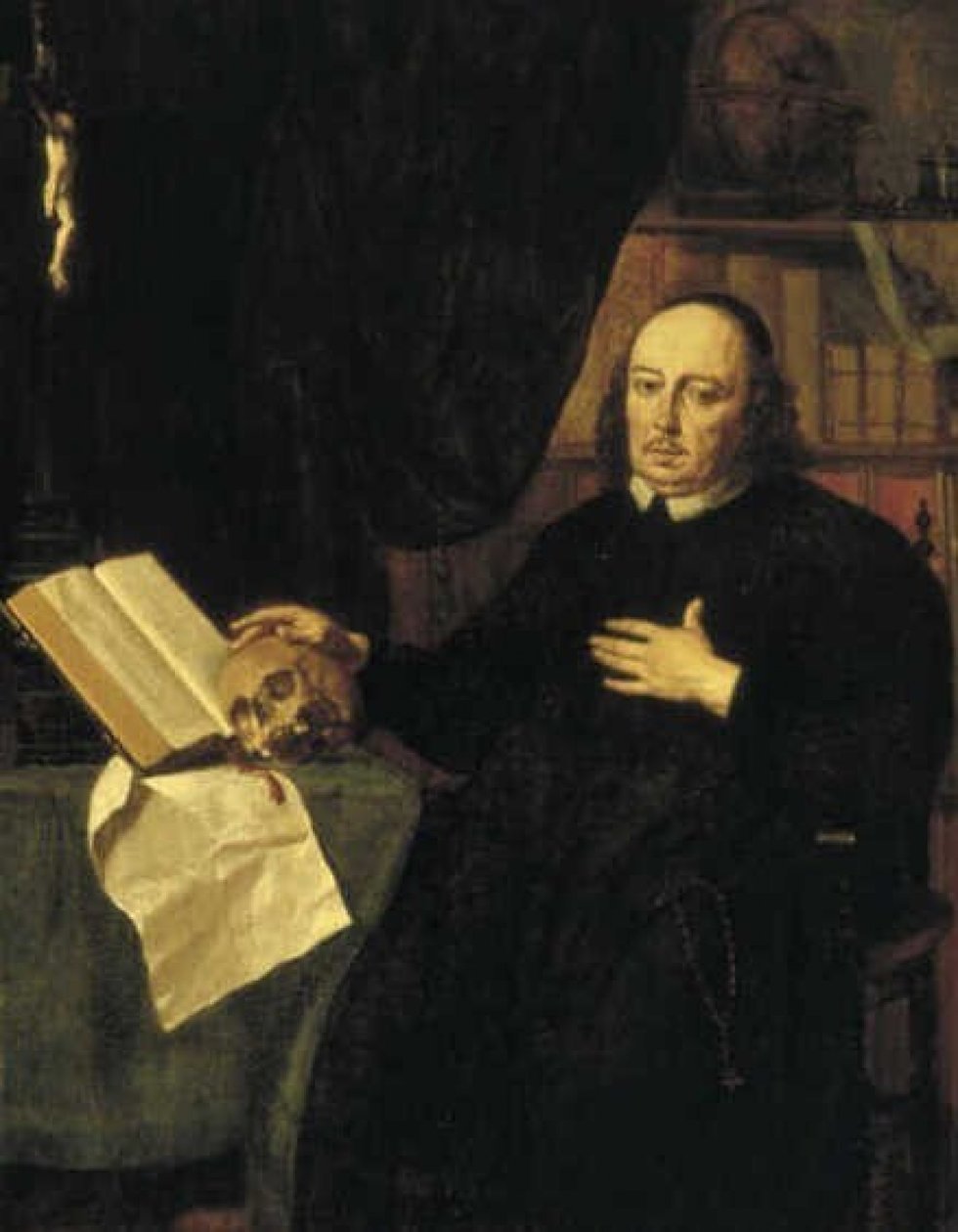 Bir papazın portresi by Jan de Bray
