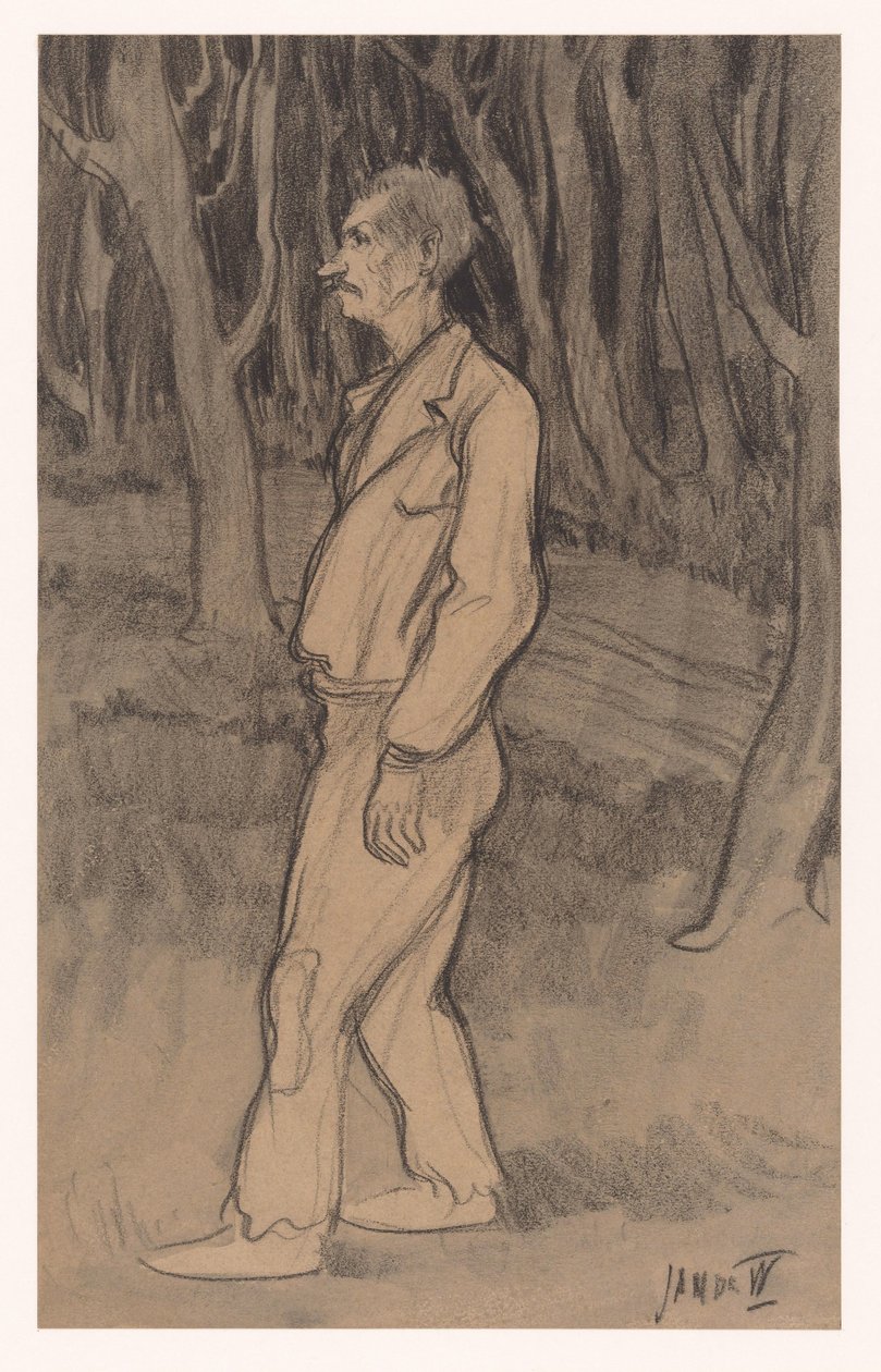 Çalışan by Jan de Waardt (signed by artist)