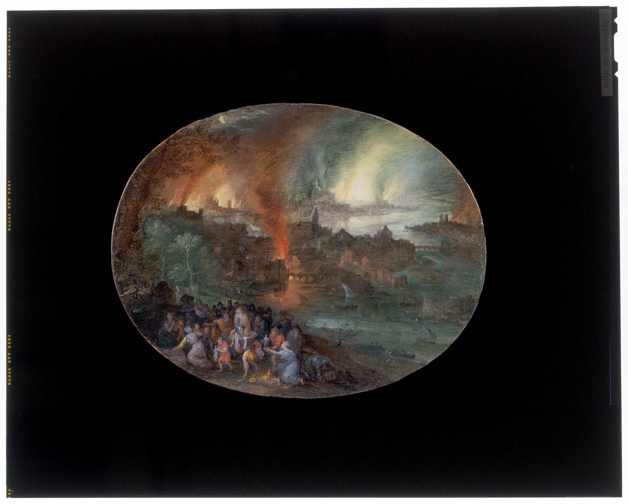 Aeneas ve Ankhises by Jan the Elder Brueghel
