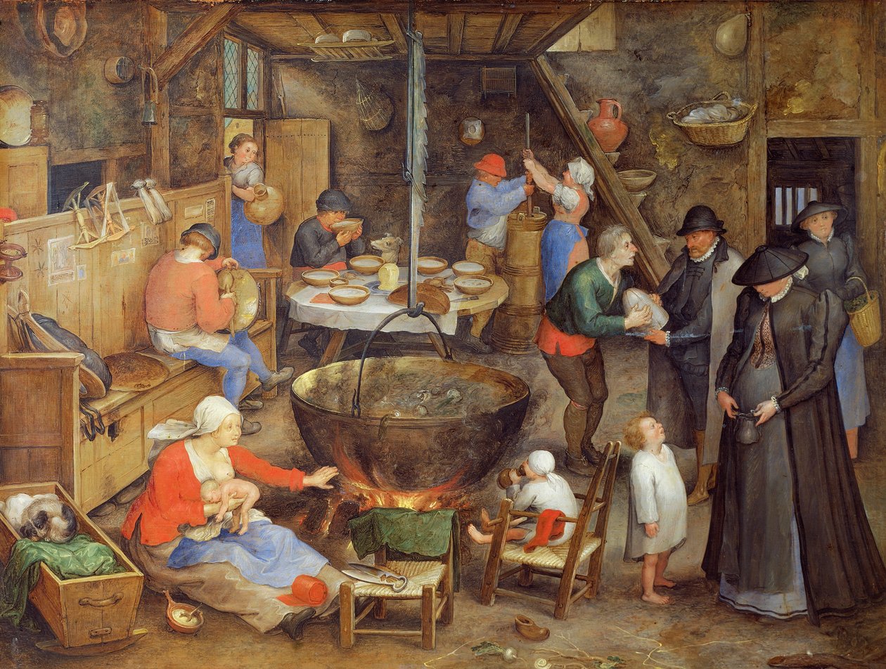 Çiftlik ziyareti by Jan the Elder Brueghel