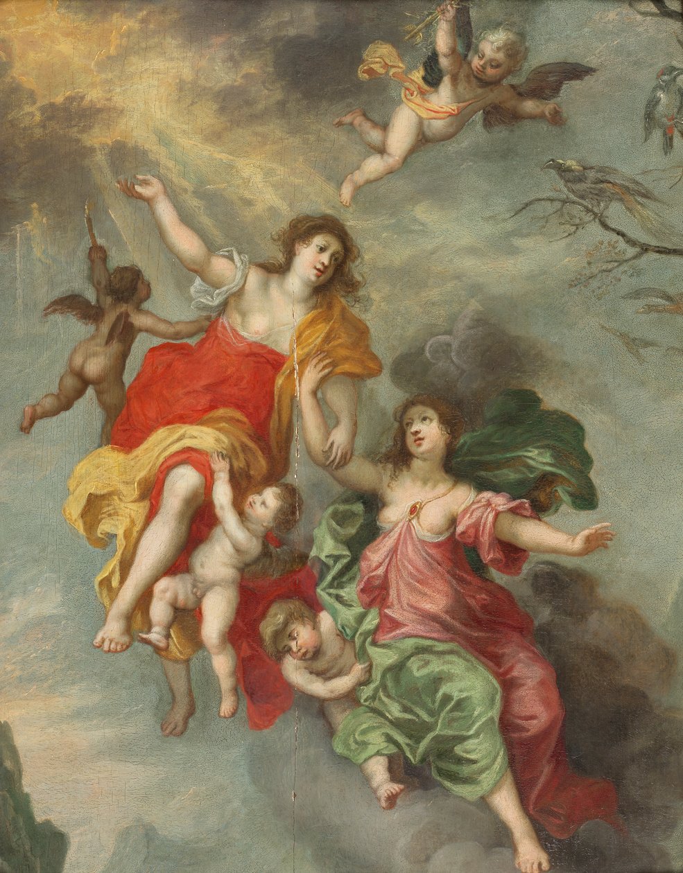 Putti ile alegoriler by Jan van Balen