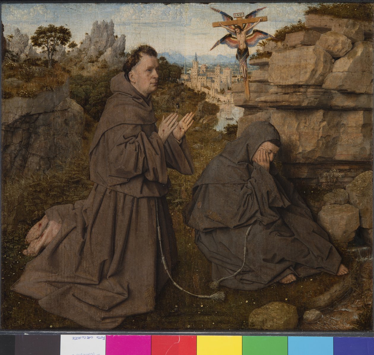 St Francis Stigmata, c.1430-35 by Jan van Eyck