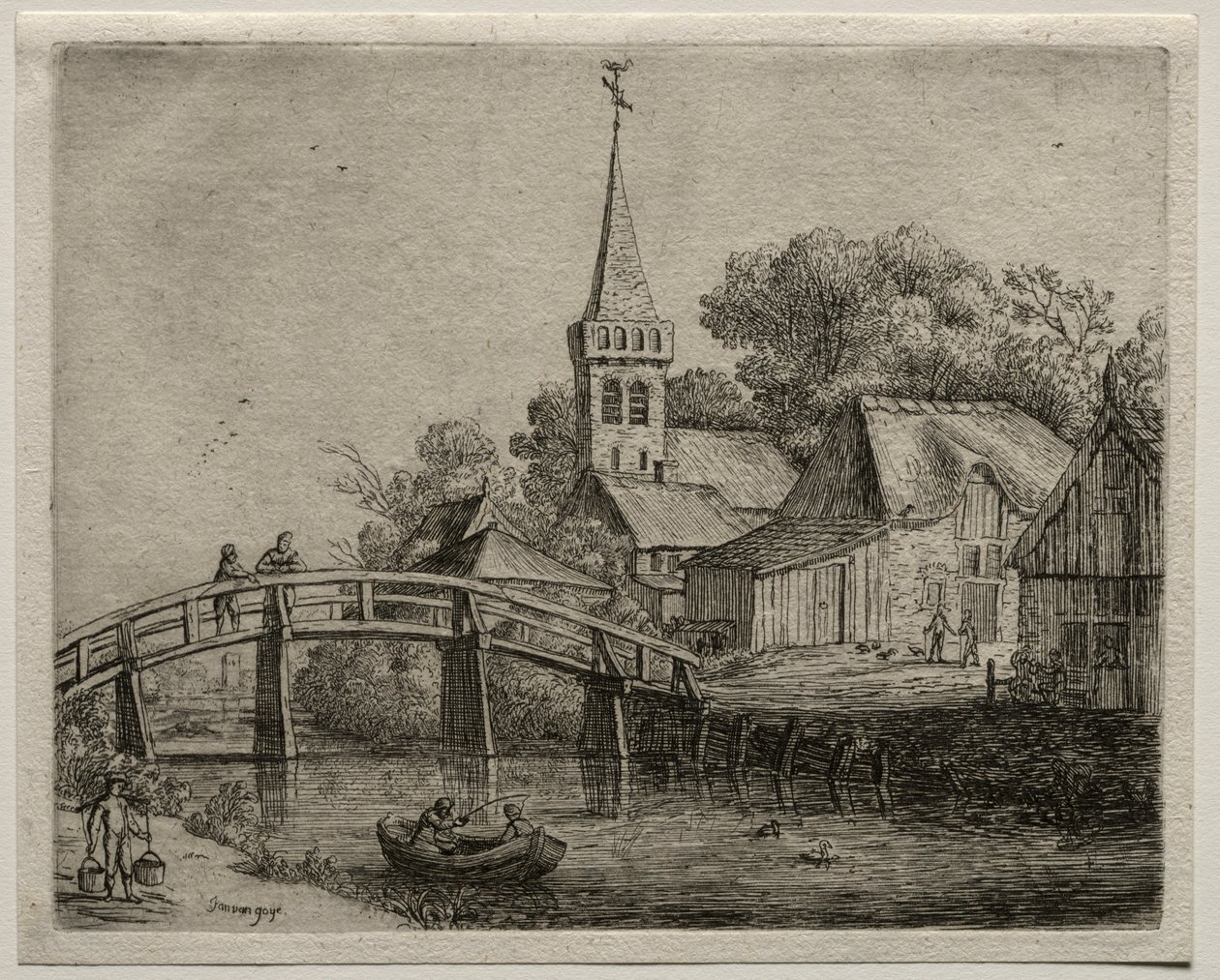 Ahşap Köprü by Jan van Goyen