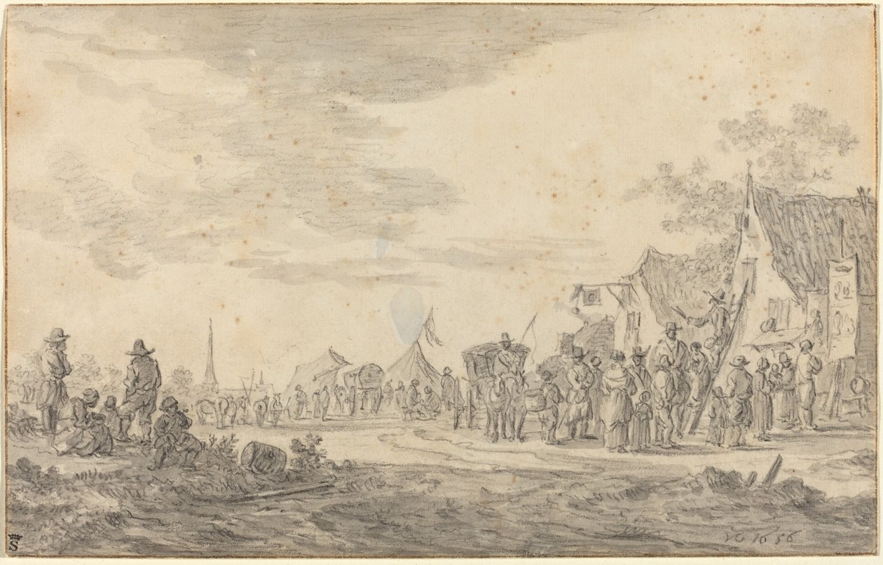 Köy Fuarı by Jan van Goyen