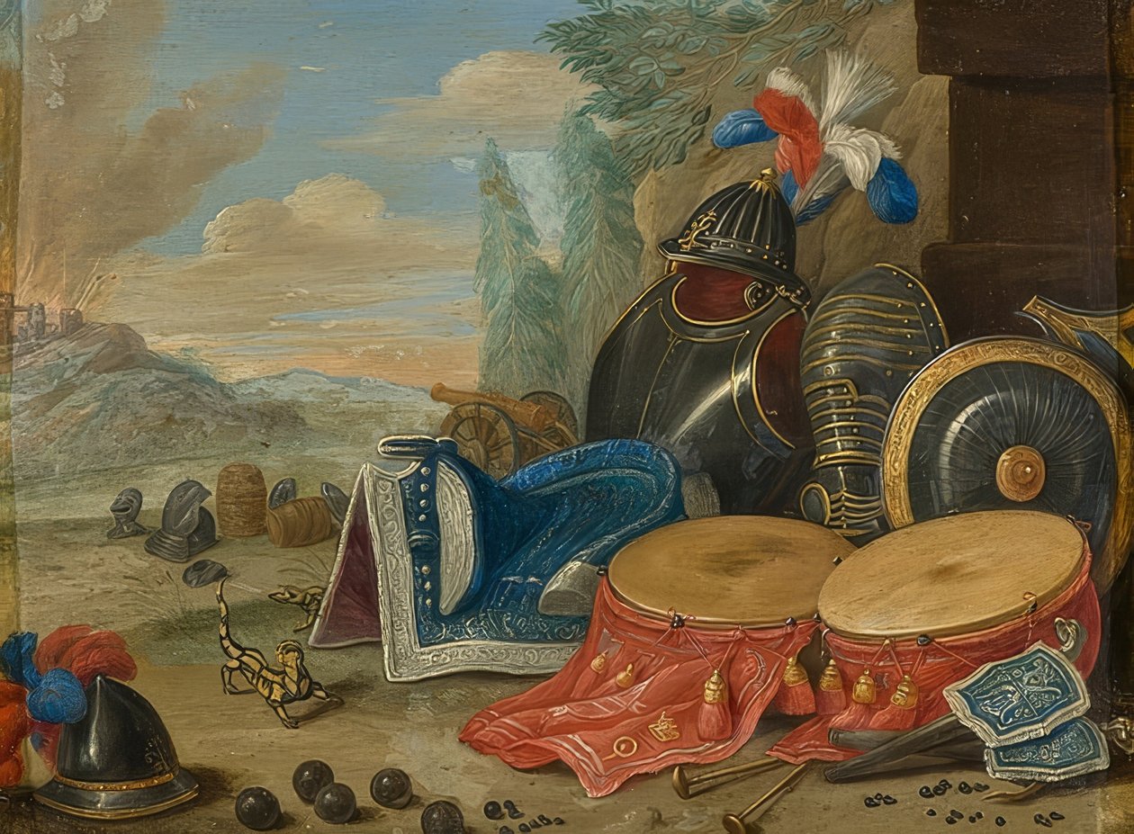 savaş sembolleri by Jan van Kessel the Elder