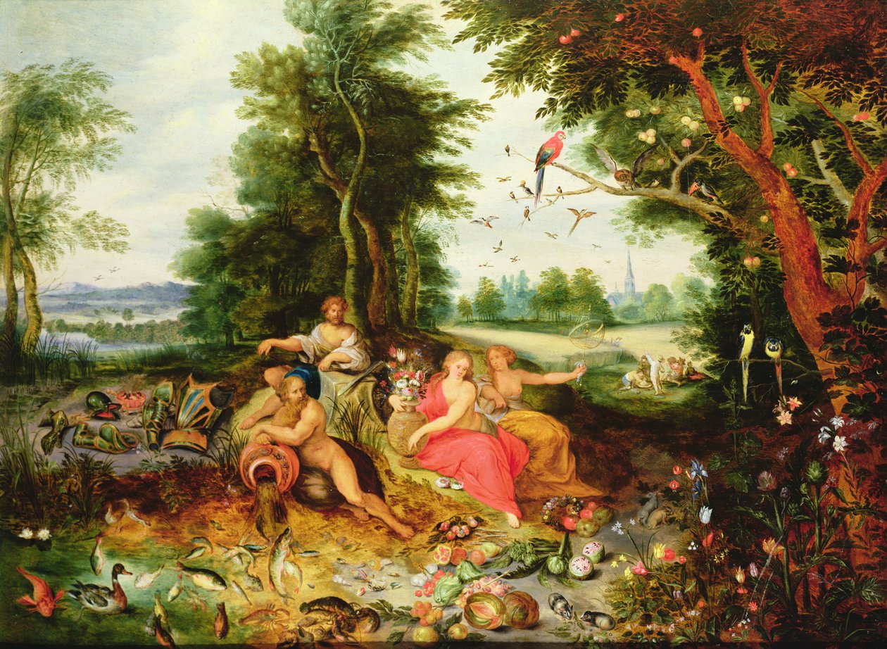 Dört Element by Jan van Kessel the Elder