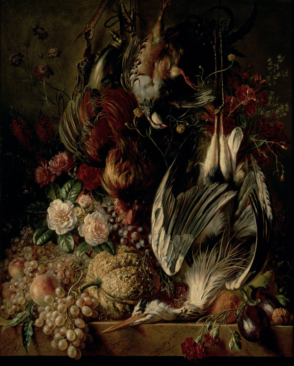 Natürmort, 1840 by Jan van Os