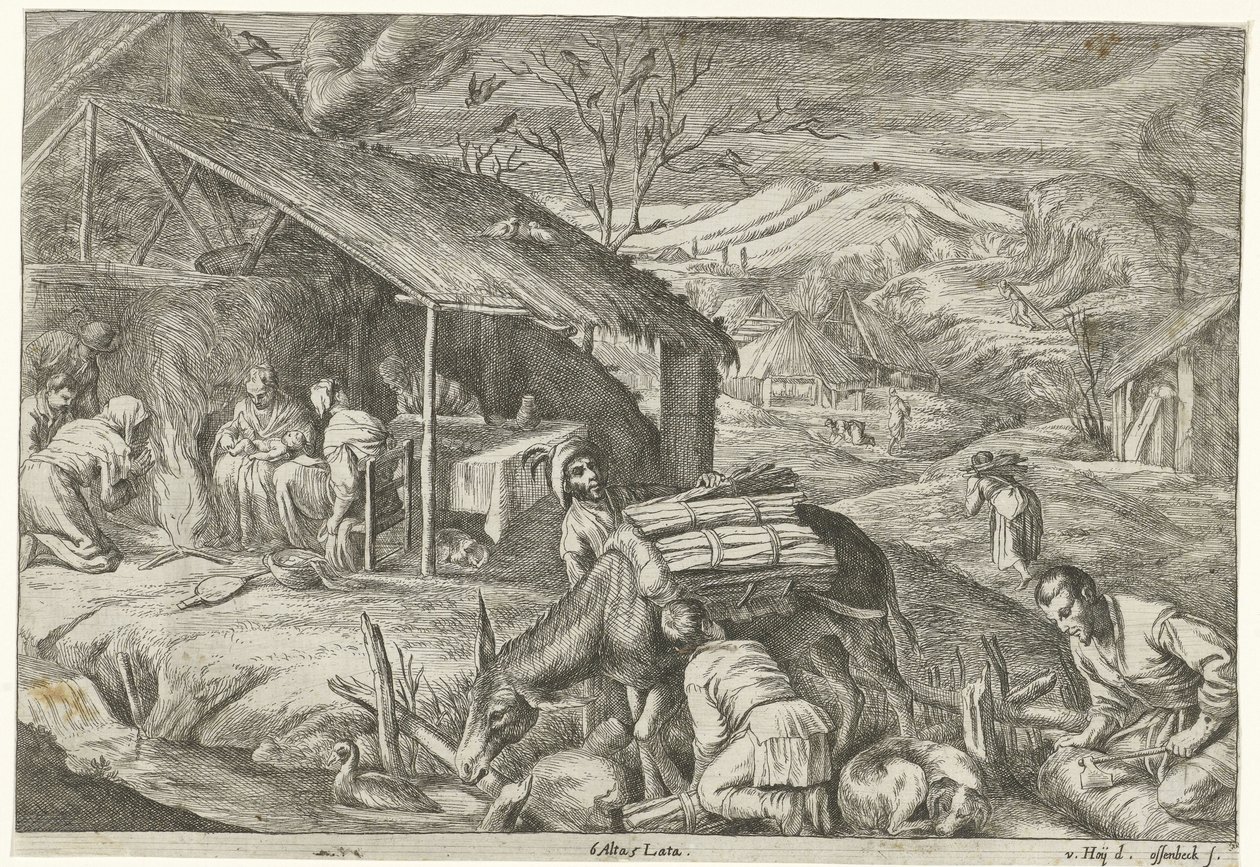 Kış mevsimi Dört Mevsim (dizi adı) by Jan van Ossenbeeck