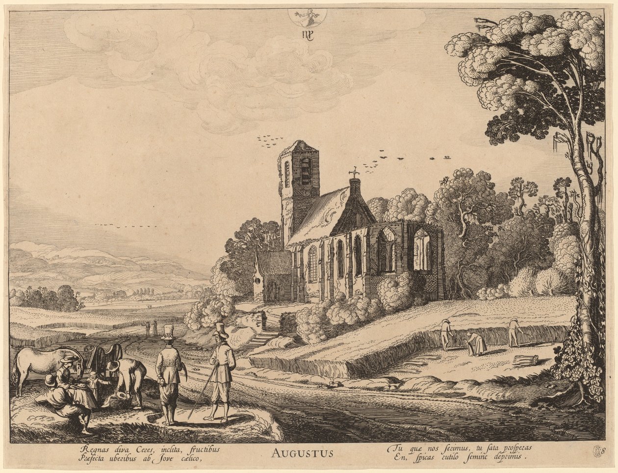 Ağustos by Jan van de Velde II