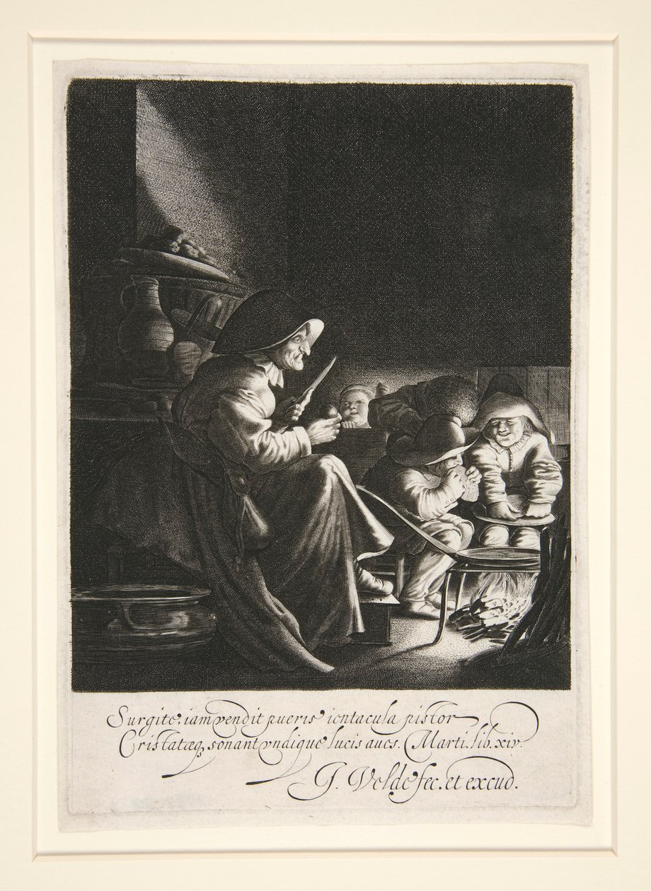 gözleme kadın by Jan van de Velde II
