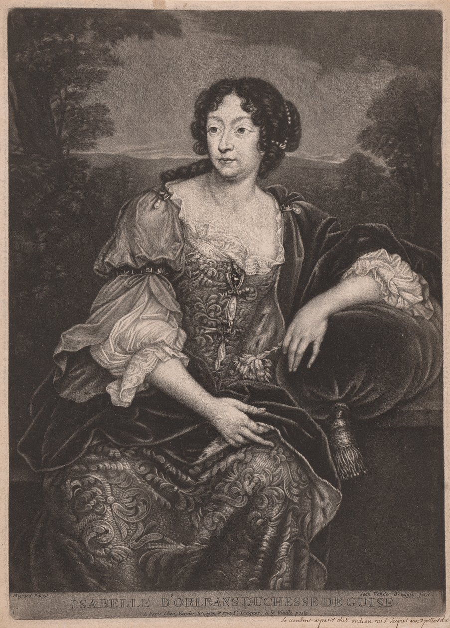 Isabelle D'Orleans Düşes de Guise by Jan van der Bruggen