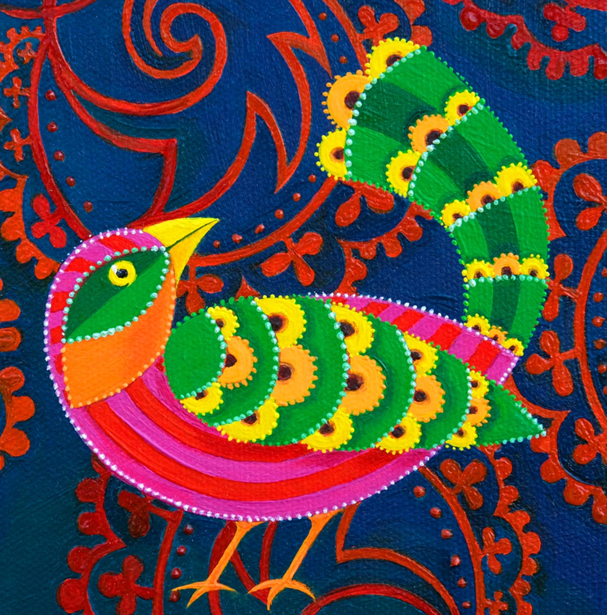 yeşil kuyruklu kuş by Jane Tattersfield