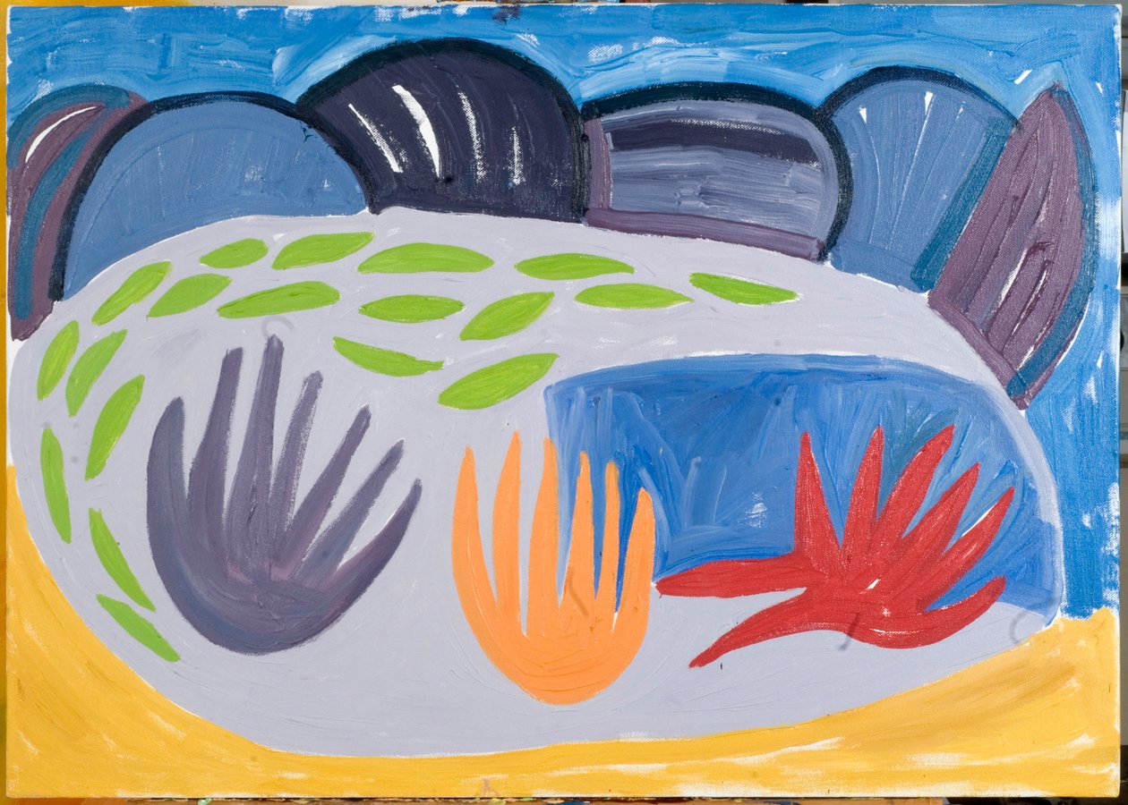 Night Loch, 2007 (tuval üzerine yağlı boya) by Janet McKenzie