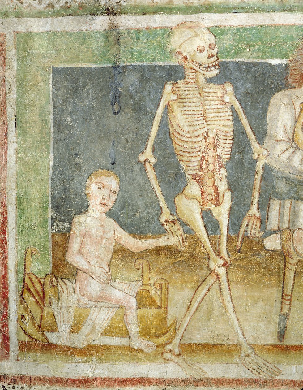 Ölümün Dansı: Ölüm ve Çocuk, 1490 by Janez Kastav