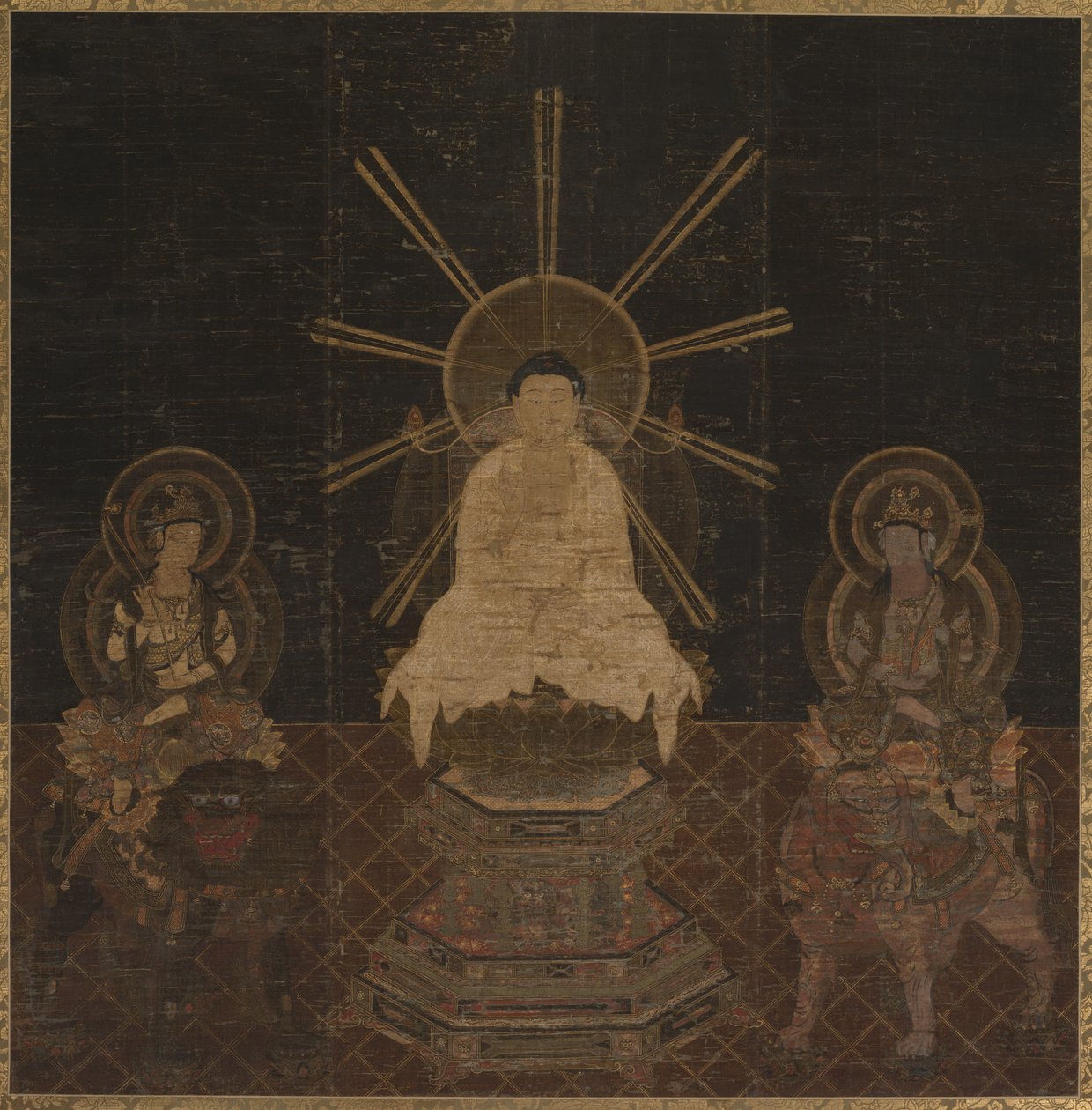 Sakyamuni Üçlüsü by Japan, Kamakura period