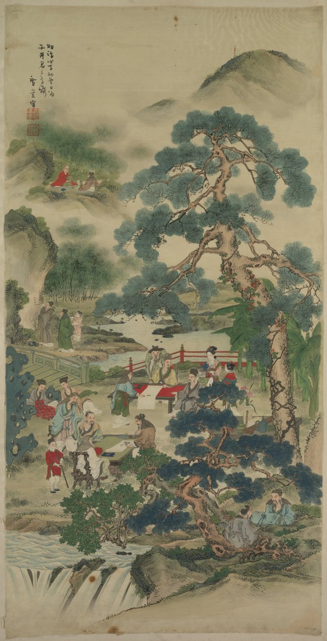 Bahçedeki Çinli Bilgeler by Japan, Meiji period