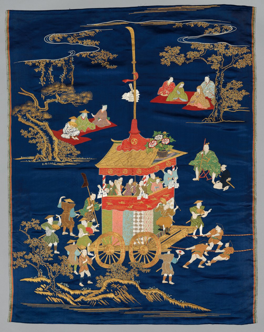İşlemeli Fukuşa by Japan, late 19th early 20th century