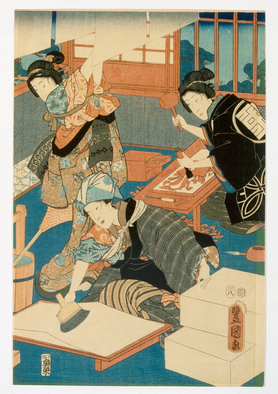 Ahşap Blok Üretimi by Japanese School
