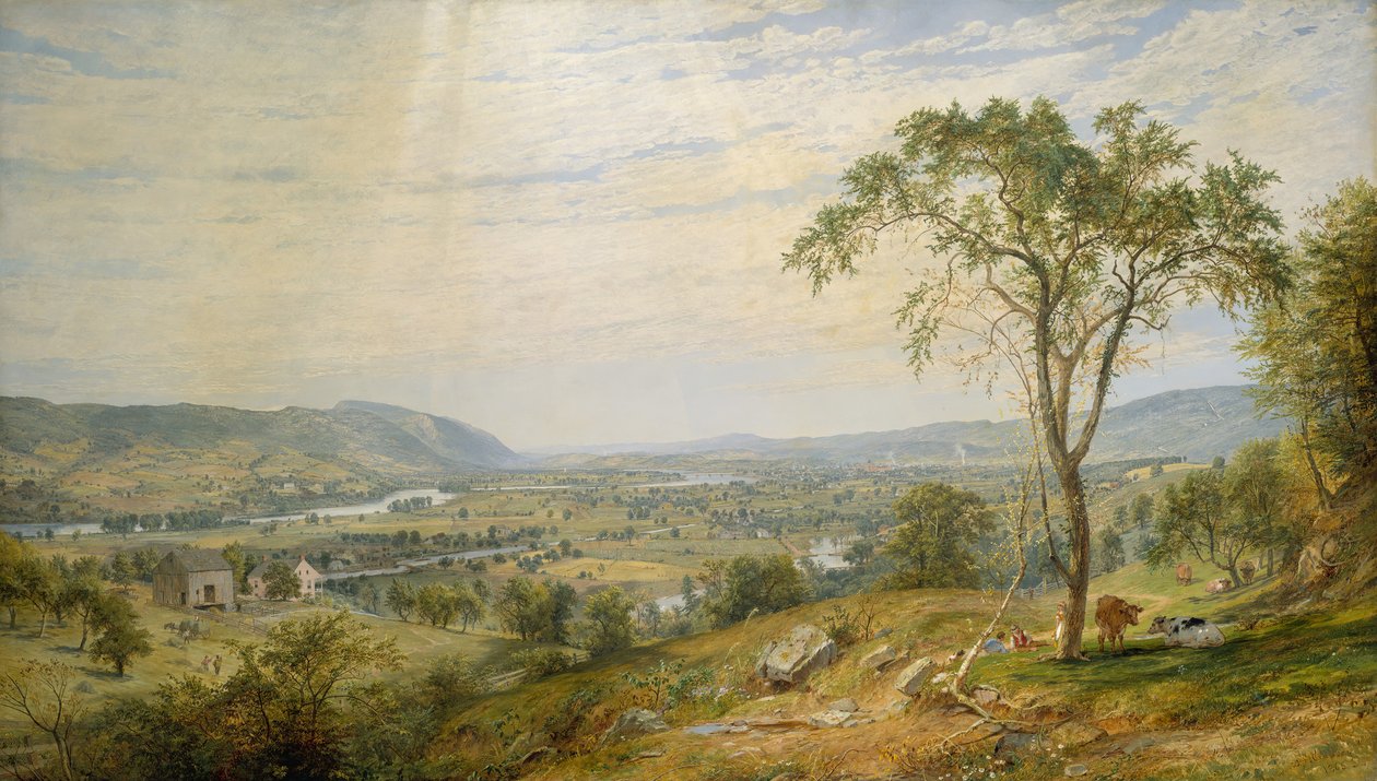 Wyoming Vadisi, 1865. by Jasper Francis Cropsey