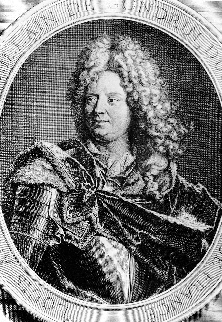 Louis Antoine de Pardaillan de Gondrin by Jean Audran