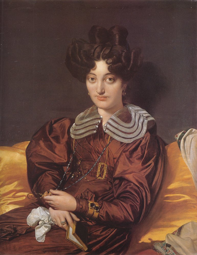 Bayan Marie Marcotte by Jean Auguste Dominique Ingres