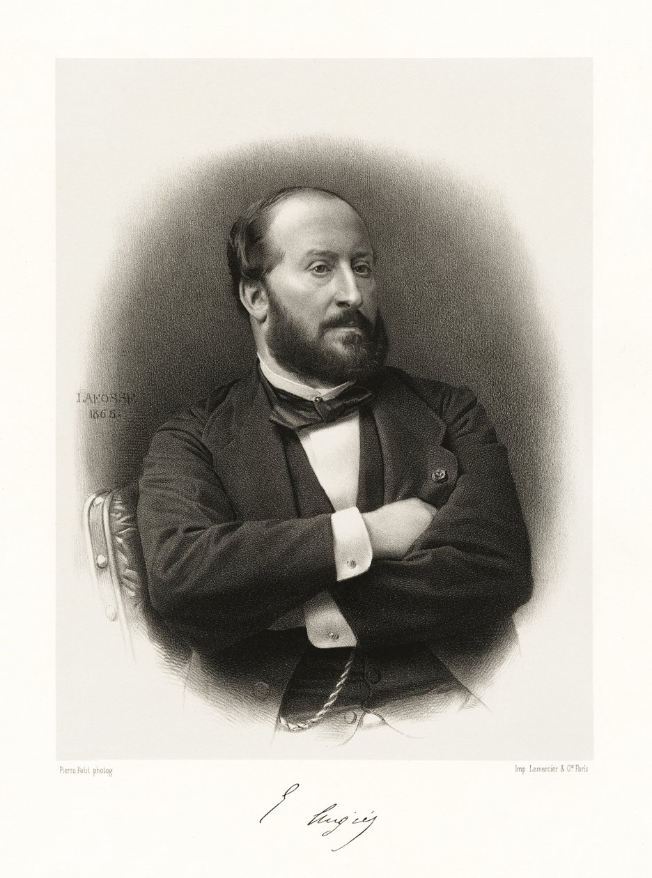 Guillaume Victor Émile Augier, 1865-66 by Jean Baptiste Adolphe Lafosse