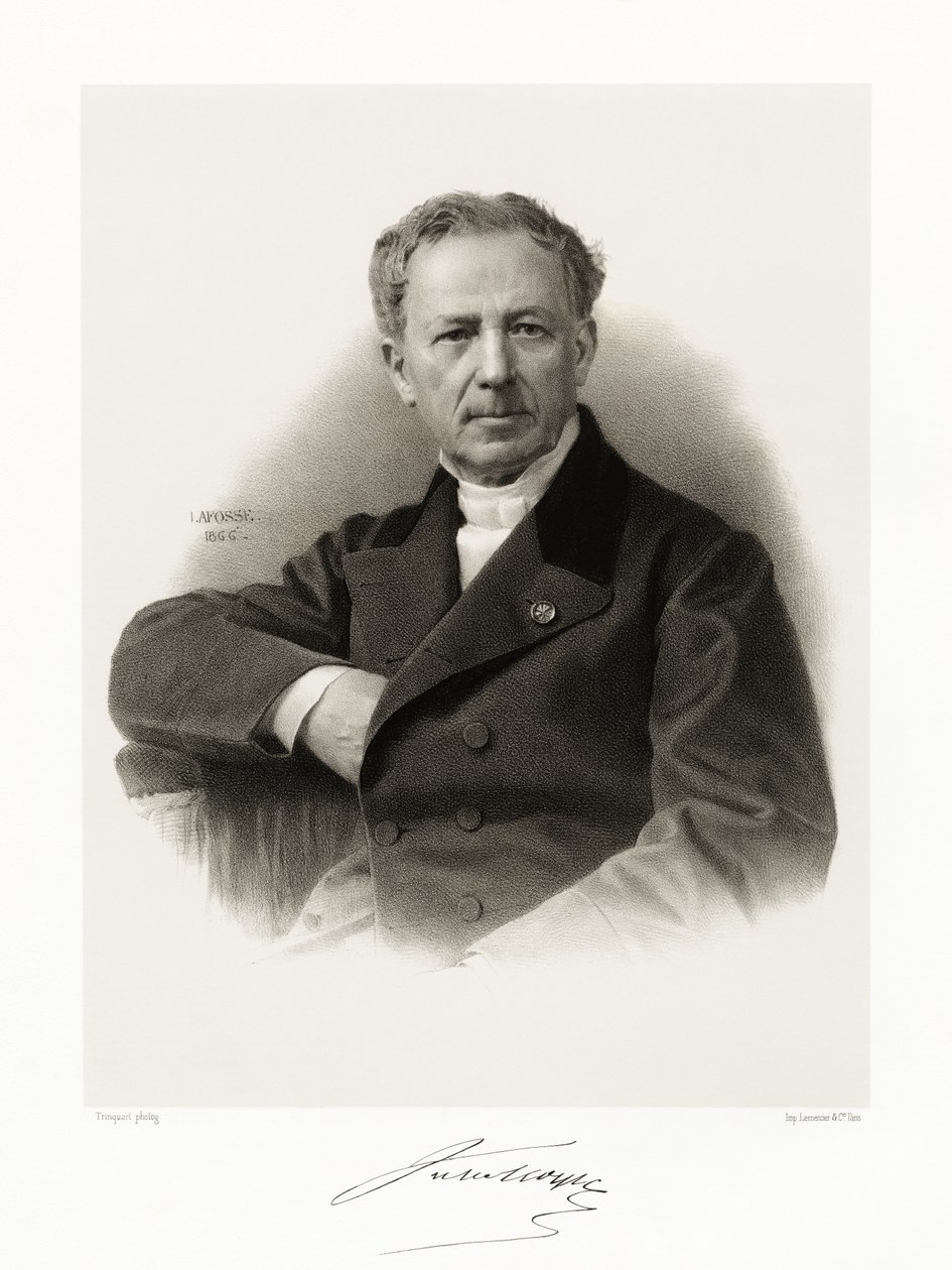 Jules Germain Cloquet, 1865-66 by Jean Baptiste Adolphe Lafosse