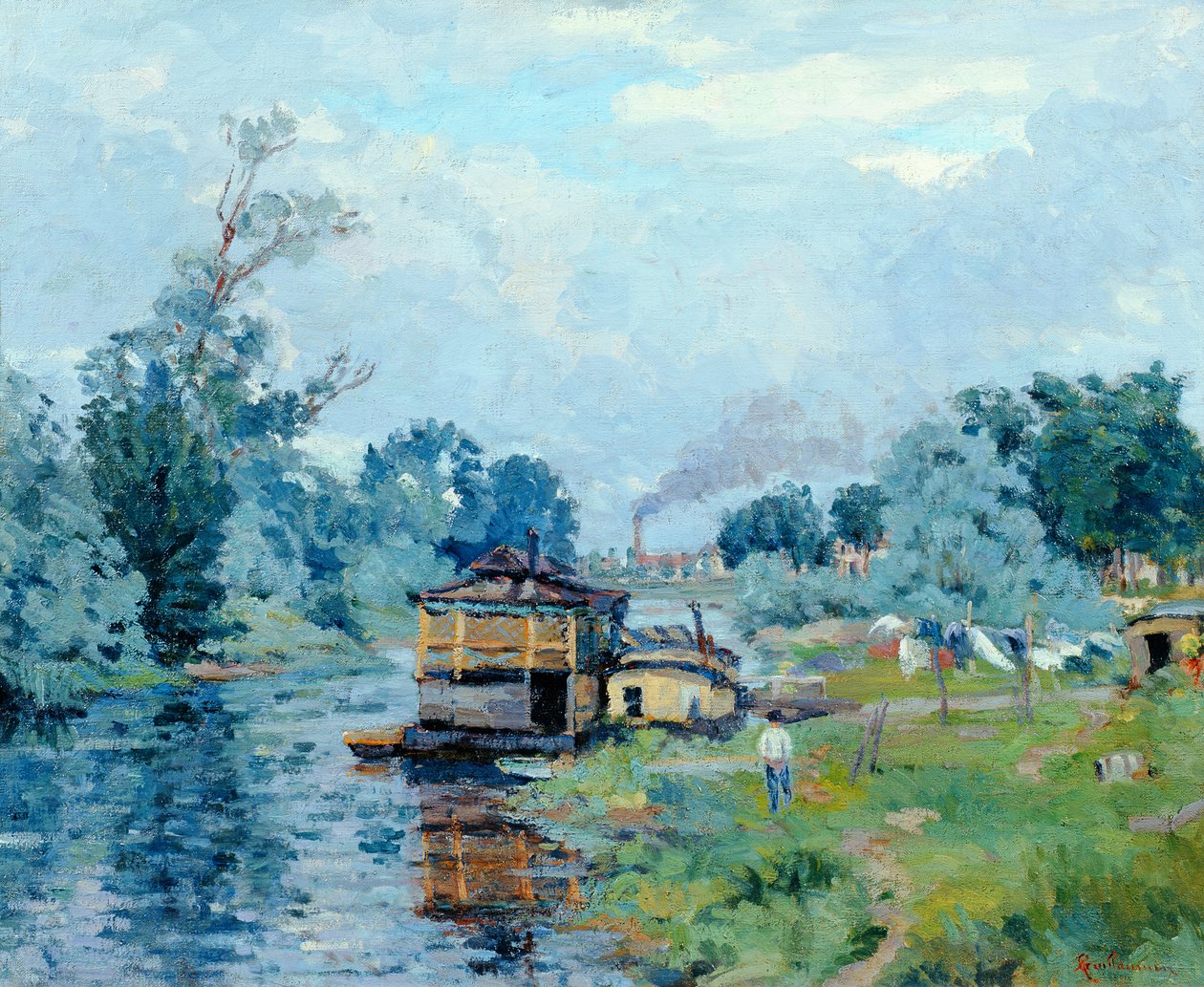 Nehir Manzarası by Jean Baptiste Armand Guillaumin