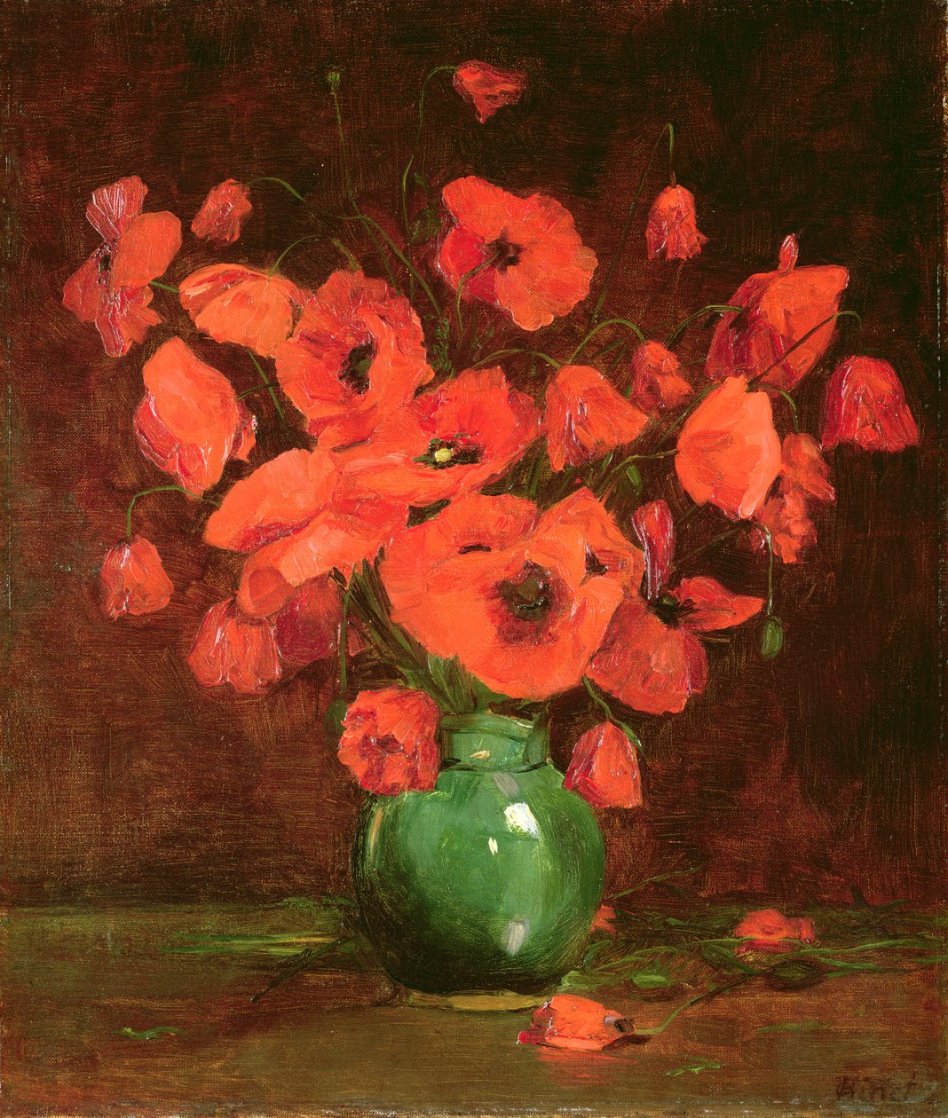 Çiçek vazosu by Jean Baptiste Barthelemy Binet